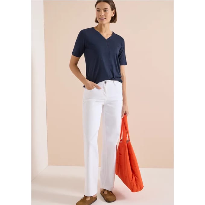 Shirt met korte mouwen in tuniekstijl