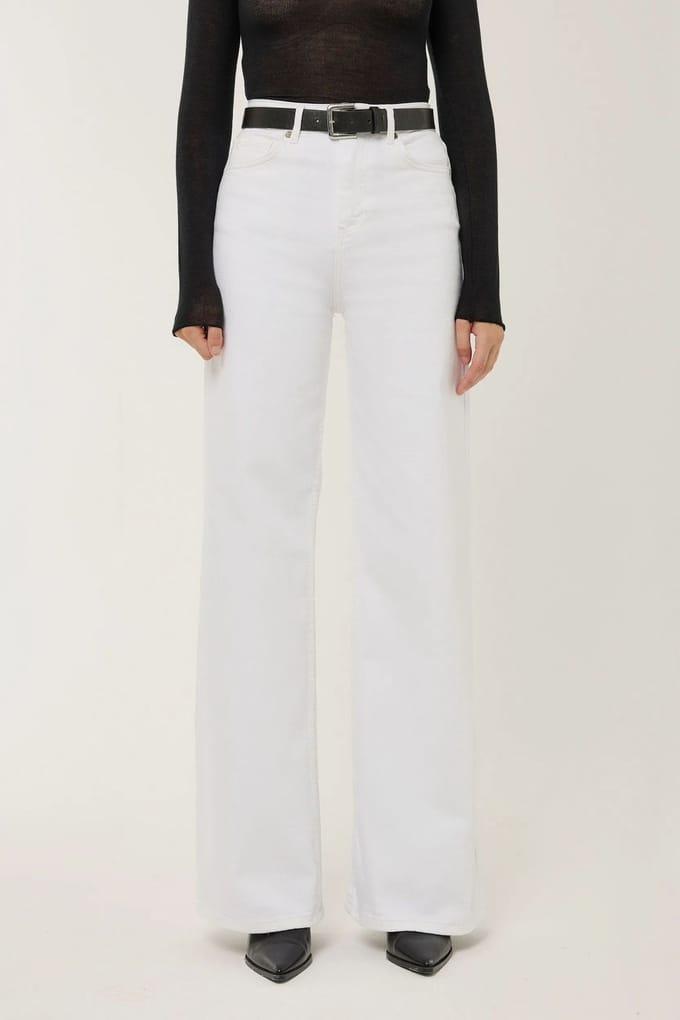 Hoge Taille Wijde Pijpen Jeans
