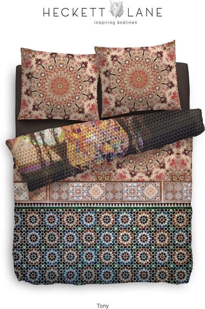 Heckett & Lane Tony Dekbedovertrek - Tweepersoons - 200x200/220 cm - Multi