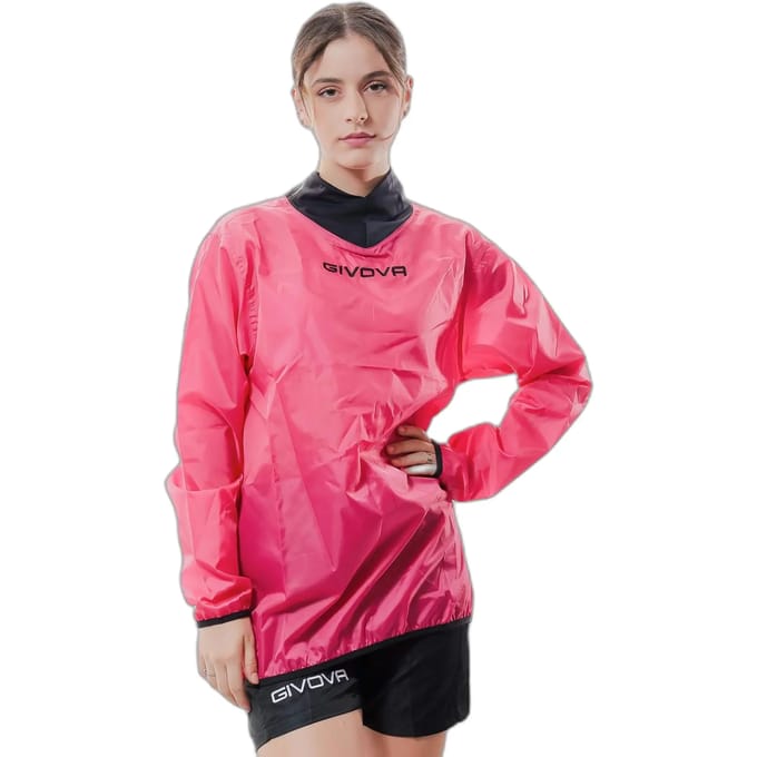 Waterproof jack met geribbelde kraag Givova