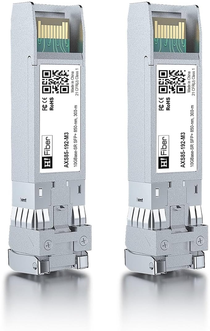 10G SFP+ Multimode Transceiver 300m 850nm - 2 Pack