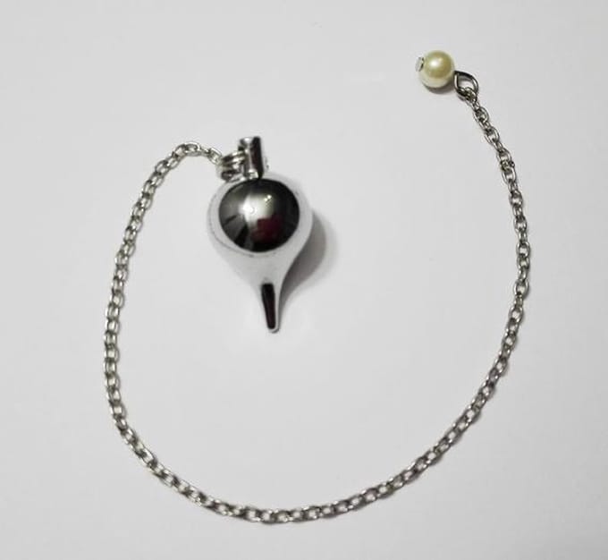 Pendel - messing chroom verguld - 3 cm