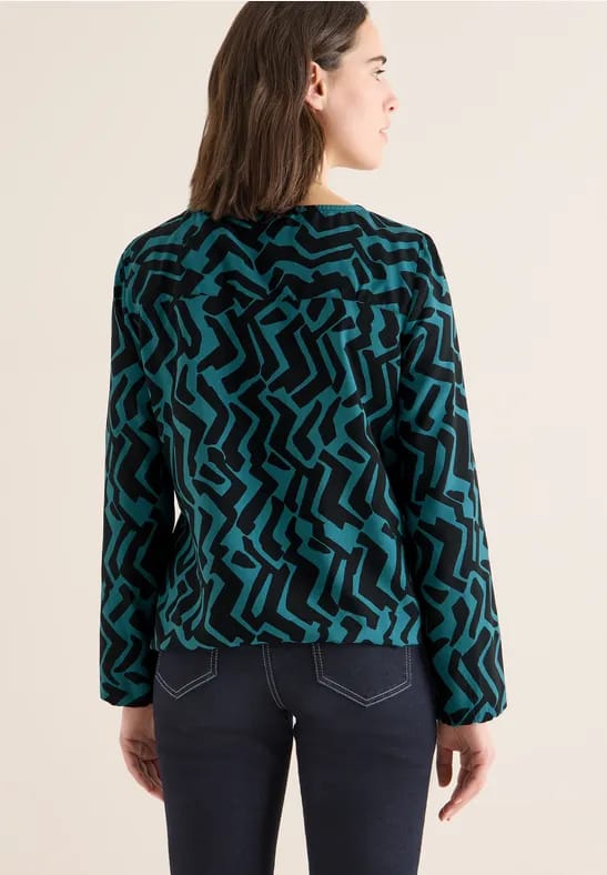Blouse met grafisch patroon