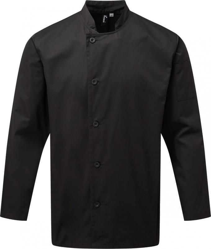 Schort/Tuniek/Werkblouse Unisex S Premier Black 65% Polyester, 35% Katoen