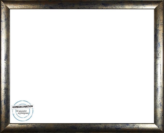 Colorado MDF fotolijst 20x38 cm, blauw, goud gevlekt