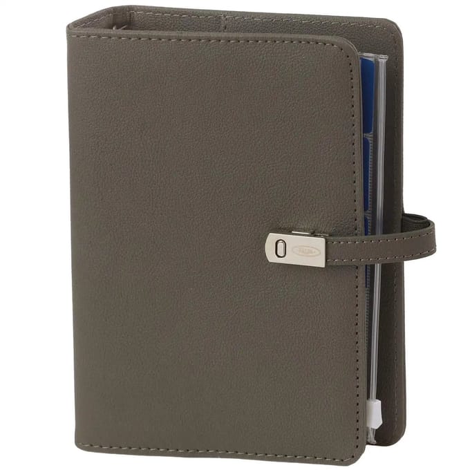 1111-17 Personal Ring Agenda Grijs 1 week per 2 paginas 2026-2027-2028