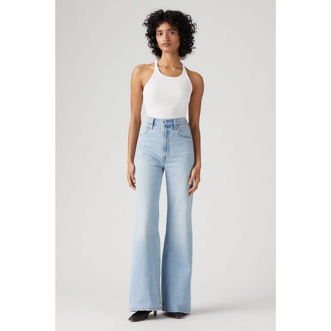 Levi's Ribcage Bell Jeans Größe: W27L32 | Ausgestellte Hosen Outlet | Damen