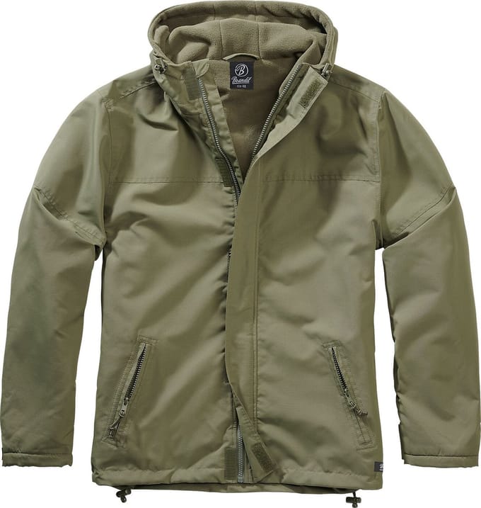 Brandit Windbreaker - Windbreaker Zip - L tot 3XL - voor Mannen - olijf