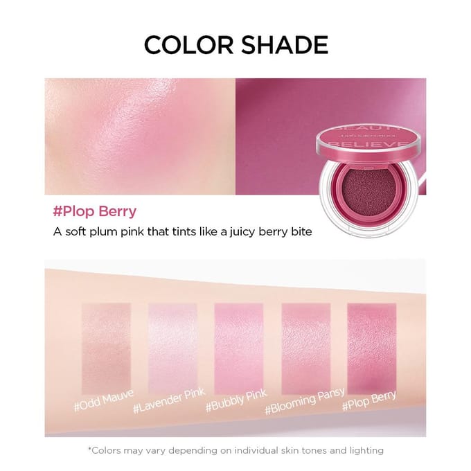 Artist Cushion Blush #Plop Berry 4g pink