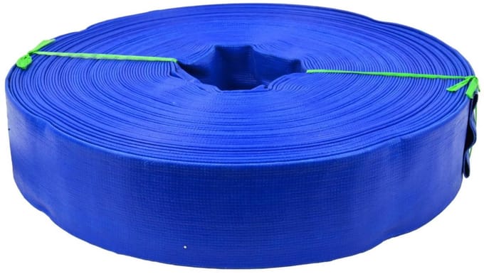 GEKO PVC layflat slang - 50 m - 2 bar - blauw - 2 duim diameter