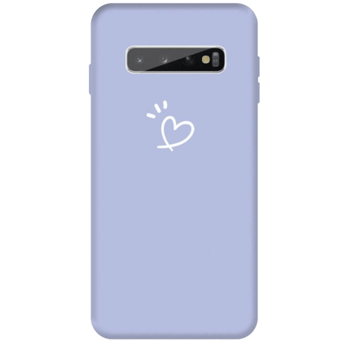 Mocaa Samsung Galaxy S10 Plus Love Heart Case Blauw