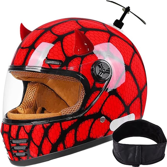 Lichtgewicht Kinder Integraalhelm voor Scooter, Loopfiets en Elektrische Voertuigen (52-56 cm)