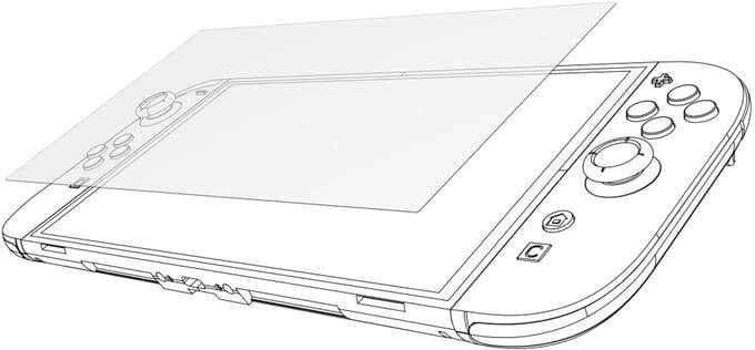 uRage Beschermglas voor Nintendo Switch 2, 2 stuks