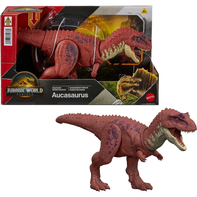 Jurassic World Saga Wild Roar: Aucasaurus Dinosaur Figure