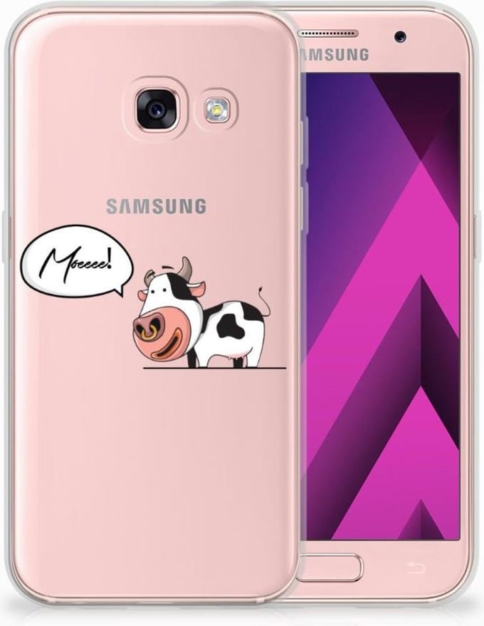 Samsung Galaxy A3 2017 Telefoonhoesje met Naam Cheeky Cow