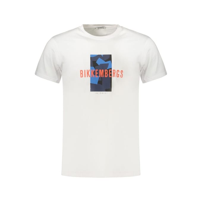 Bikkembergs Witte Katoenen Mannen T-Shirt
