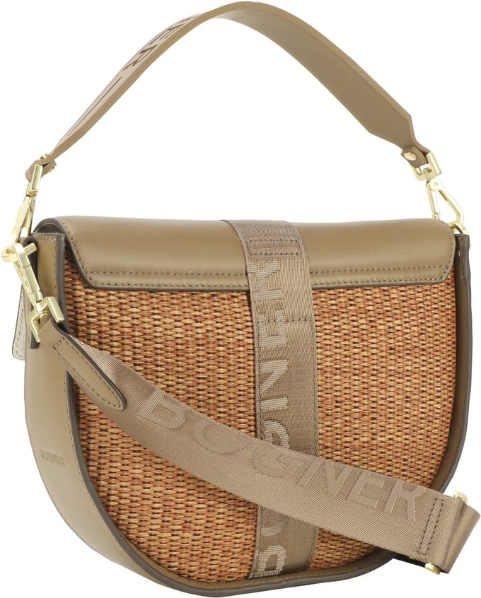 Bogner Schoudertas Zuoz Cassy Shoulderbag Portabella Bruine