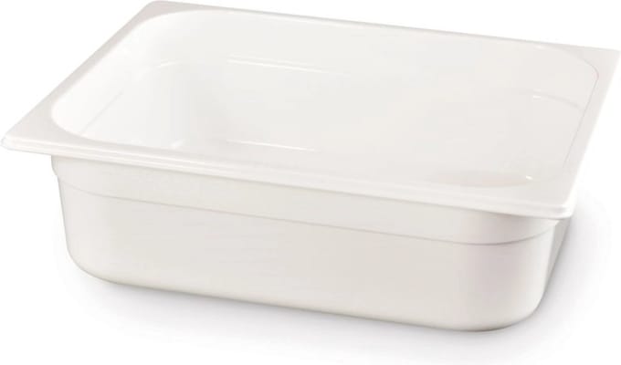 HENDI Gastronormbak – polycarbonaat – 4L – wit – 325x265x65 mm