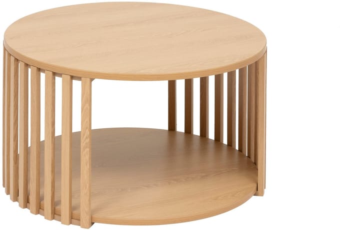 5Five Slat Salontafel - Ø60xH35cm - Beige