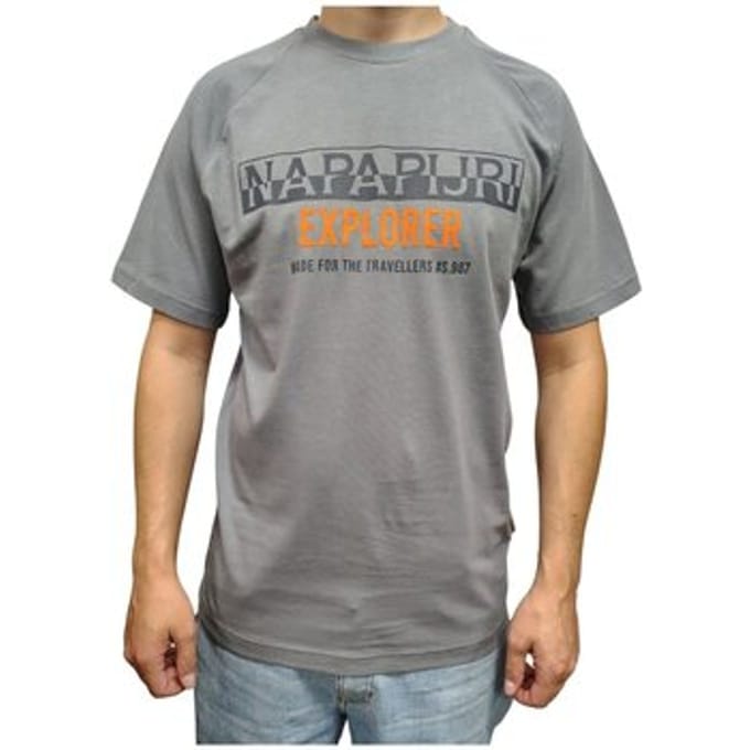 T-shirt Korte Mouw Napapijri T-shirts-Mannen
