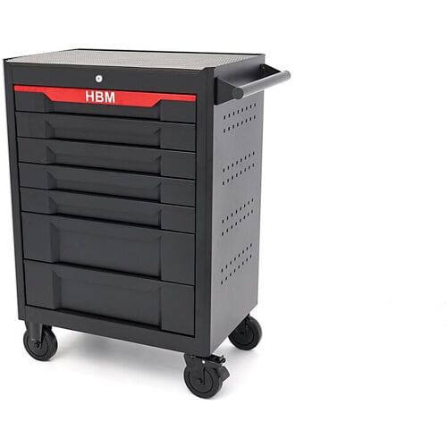 HBM gereedschapswagen 7 laden, 68 cm , zwart
