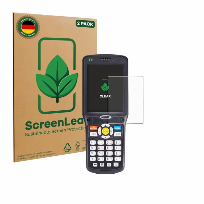 2 Stuks Screenprotector voor Unitech HT510 - Hoogwaardige Beschermfolie transparant