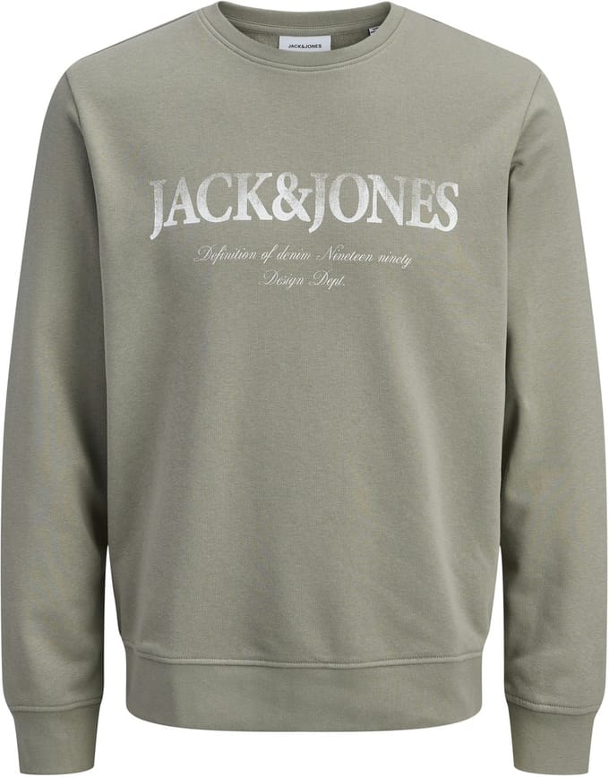 JACK&JONES PLUS - JJDEVIN DAYTONA PRINT SWEAT CREW N PLS PLUS - Heren PLUS - Sweaters