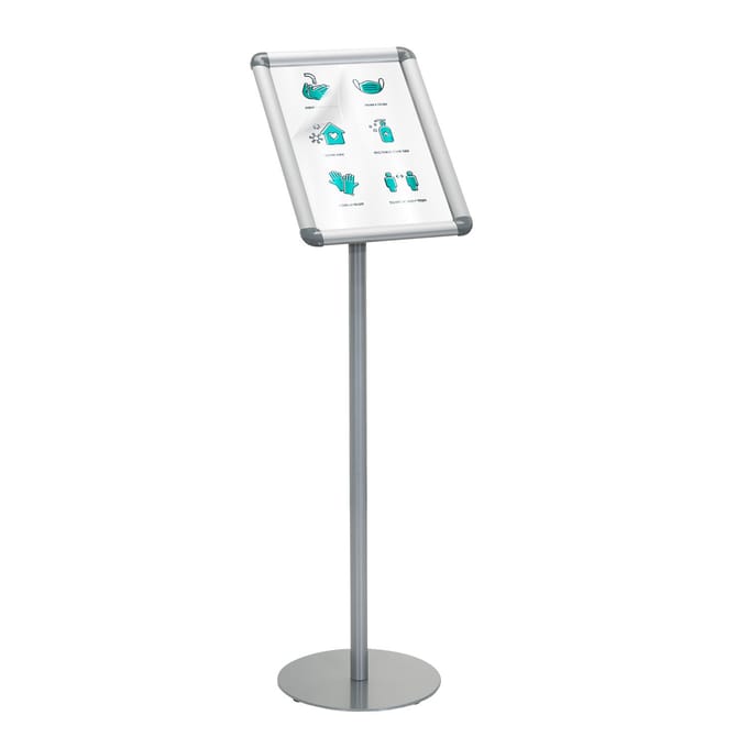 Posterstandaard AGENDA I zilver hjh OFFICE