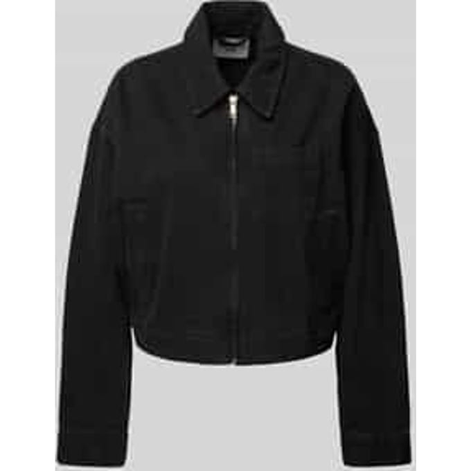 Jeansjack met strookzakken