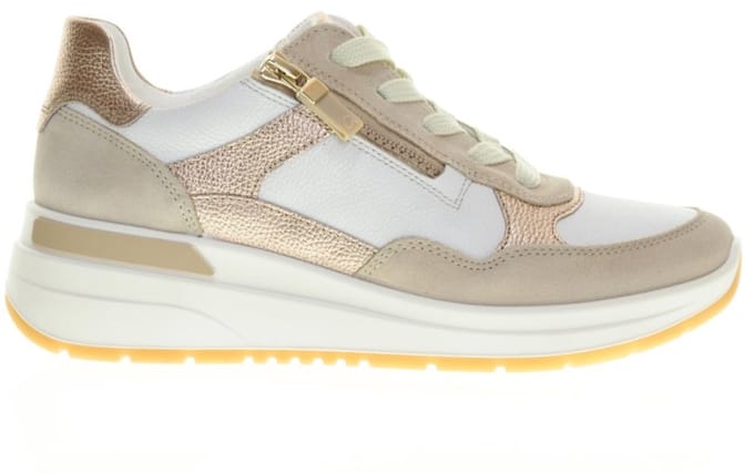 Ara - 1257702 GARDA - Lage sneakersDames sneakers - Kleur: Wit/beige - Maat: 40