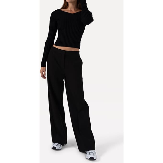 Another Label Fenne Knitted Pull Black Größe: L | Strickpullover Outlet | Damen | Schwarz