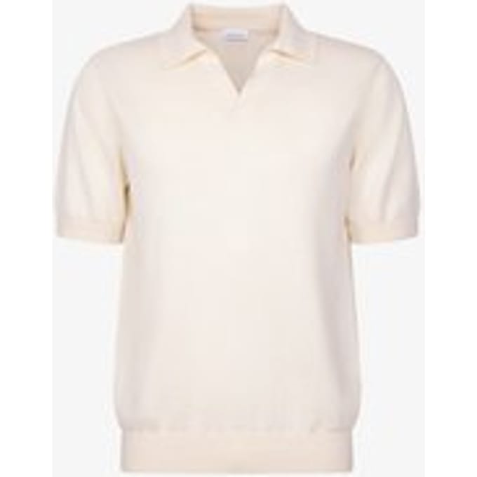 Seidensticker Polo Zonder Knopen - Off White - Maat XXL