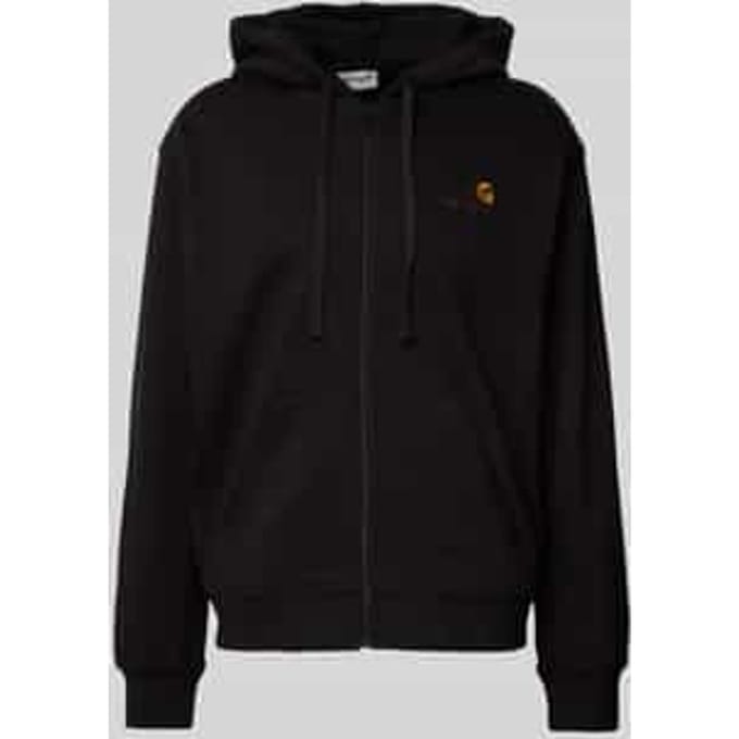 Carhartt WIP American Script Zip Hoodie zwart