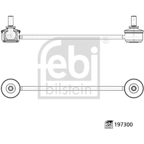 Staaf/stut, stabilisator FEBI BILSTEIN 197300