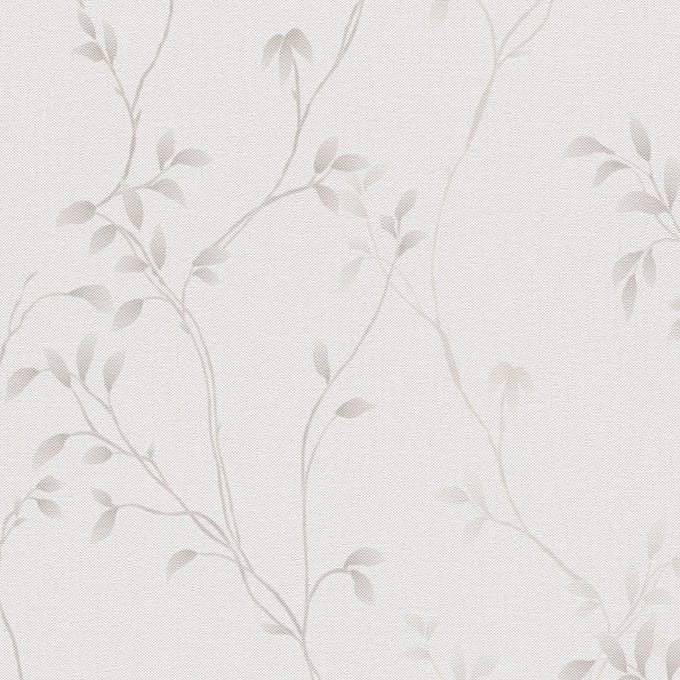 Landelijk behang Profhome 397672-GU vliesbehang gestructureerd met bloemmotief mat crème beige 5,33 m2