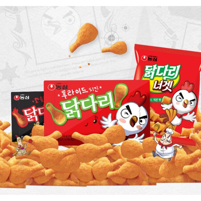 [Nongshim] Snack Pilon Frit Spicy