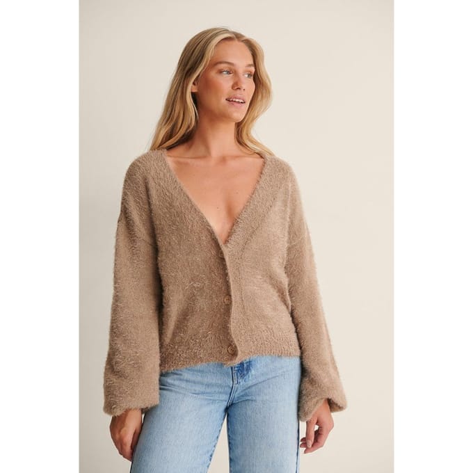 na-kd Oversized Knitted Dames Trui - Maat Small