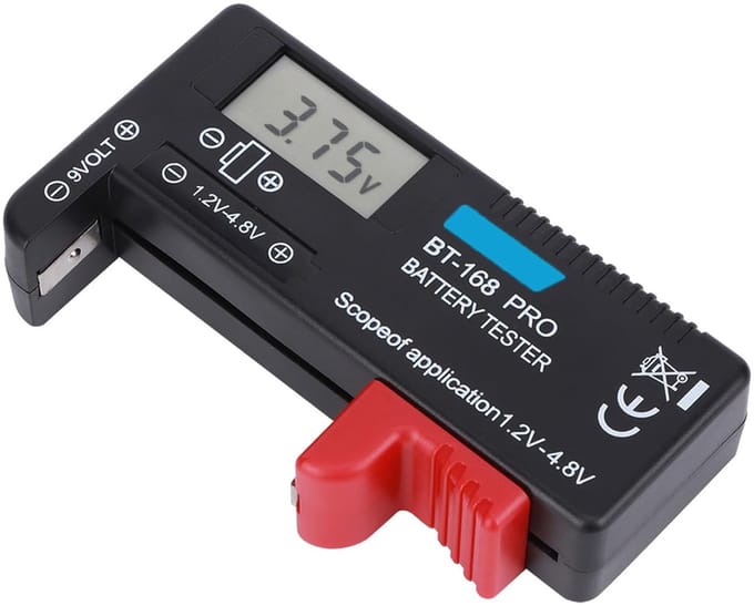 Digitale Batterijtester - Batterij Checker - Thuisgebruik - Compact Lichtgewicht - 11x6x3 cm