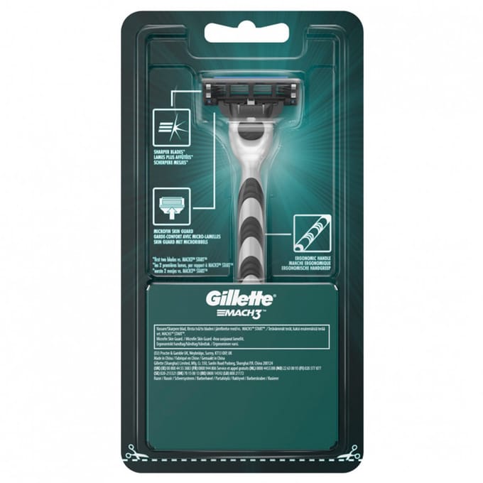 Gillette Mach3 Razor Houder incl 1 mesje