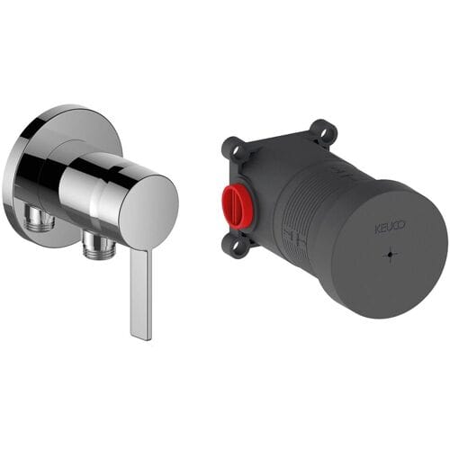 Keuco IXMO SOLO single lever mixer set rosette round 59552019521