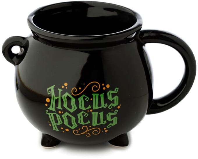 Mok - Hocus Pocus Zwarte Ketel/Cauldron - 3D Gevormd - Keramiek - 550ml