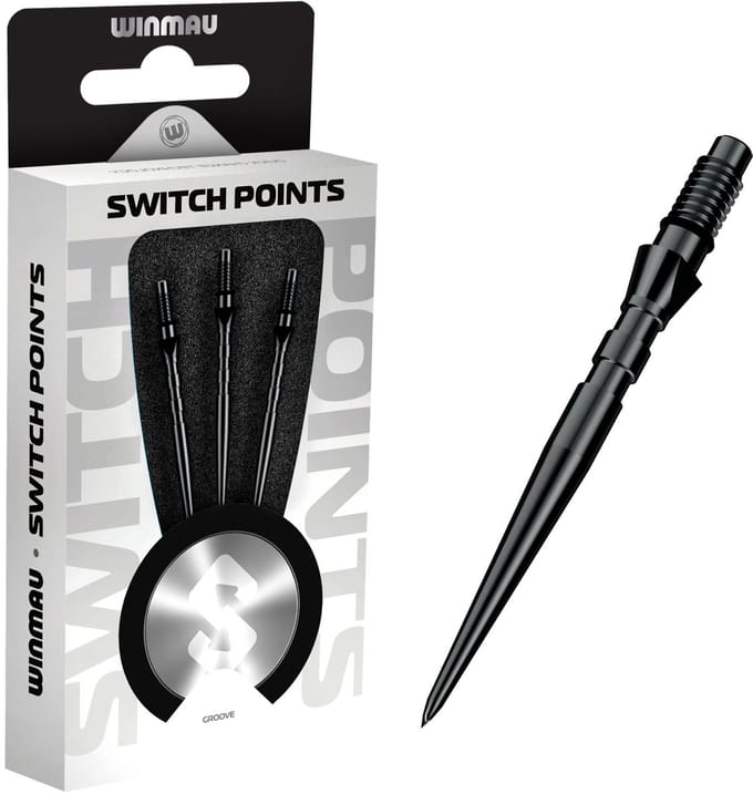 Winmau Switch Point Groove Black 30 mm
