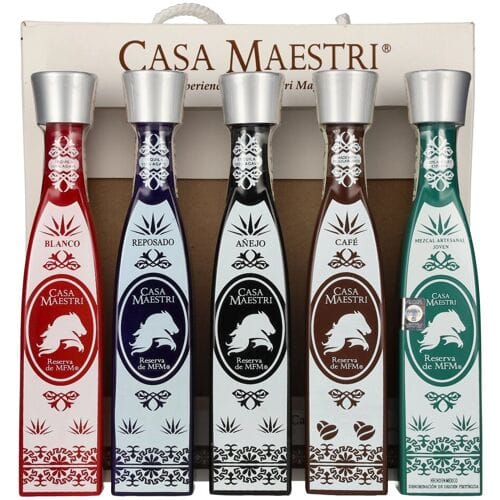 Casa Maestri MFM Tequila Gift Set 40% Vol. 5x0,1l