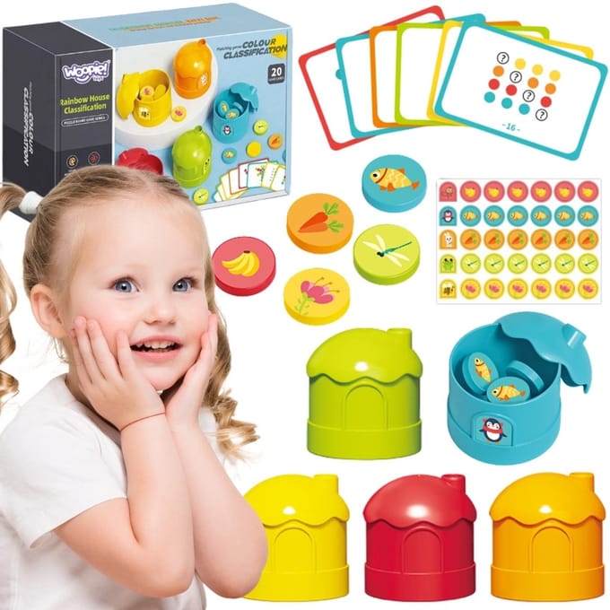 Woopie Educatief Logicaspel Kleursorteerder Classificatie - UNI