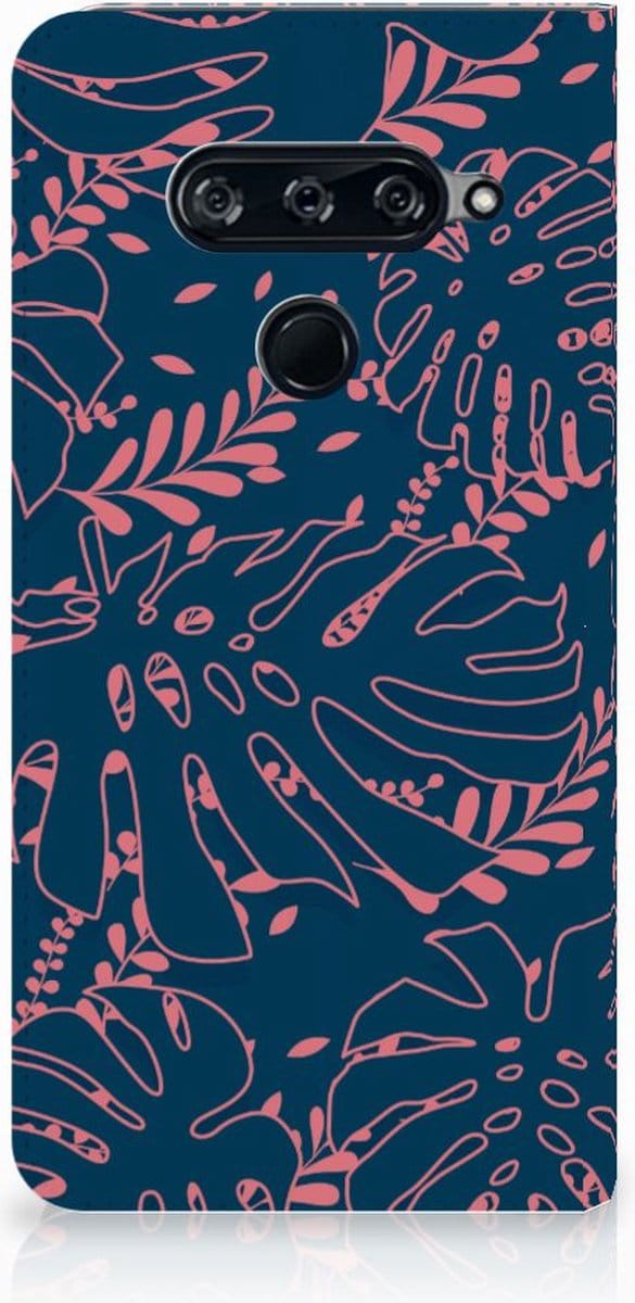 LG V40 Thinq Smart Cover Palm Leaves