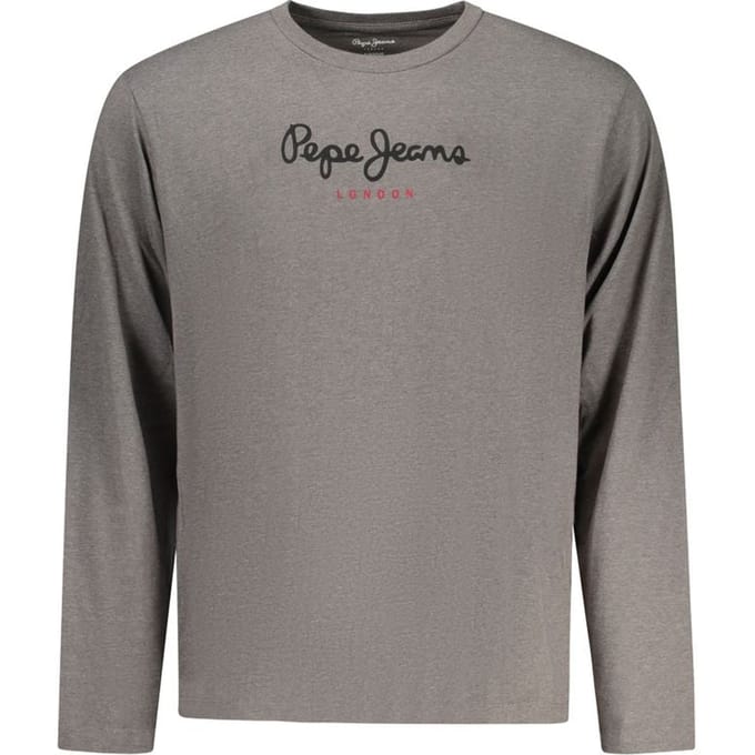 Pepe Jeans Eggo T-shirt Met Lange Mouwen Grijs L Man