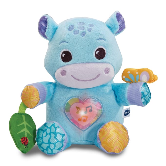 VTech Baby Knuffelnijlpaardje - Interactieve Knuffel - Vanaf 3 Maanden