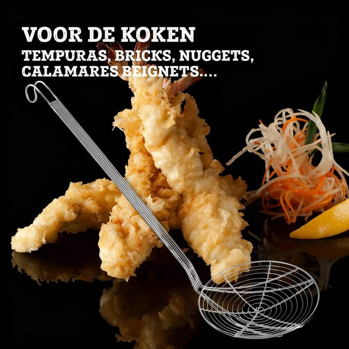 Keukenschep roestvrij staal 46,5 cm FM Professional Divers