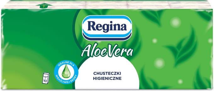 Regina ALOE VERA zakdoeken 10x9 stuks