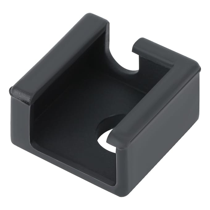 5 STUKS E3D-V6 MK8MK9 Verwarmingsaluminiumblok Beschermhoes van Siliconen 3D-printeronderdelen black